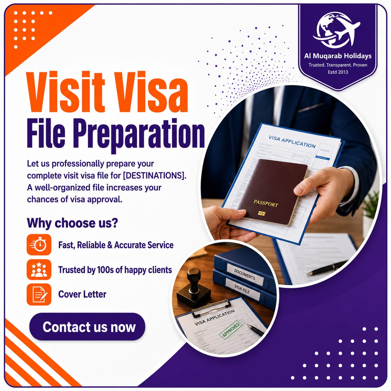 Professional Visit Visa File Preparation Service