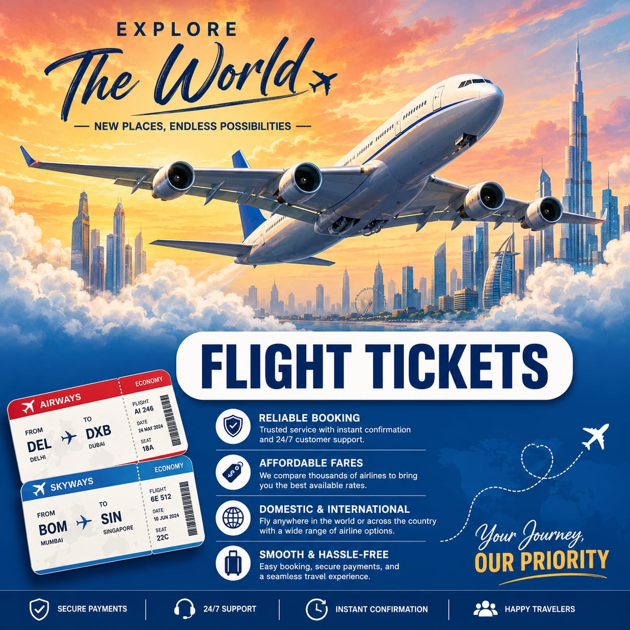 FLIGHT TICKETS
