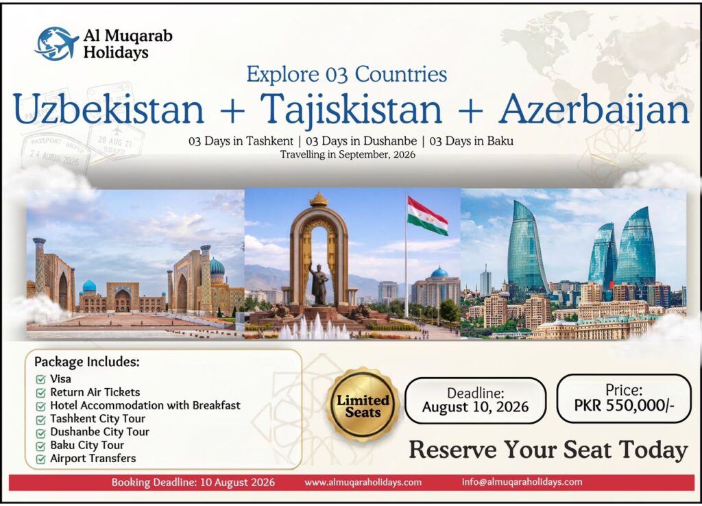 Azerbaijan, Uzbekistan & Tajikistan Group Tour