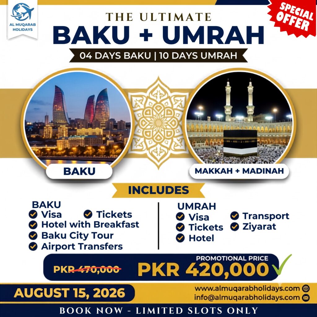 Baku and umrah