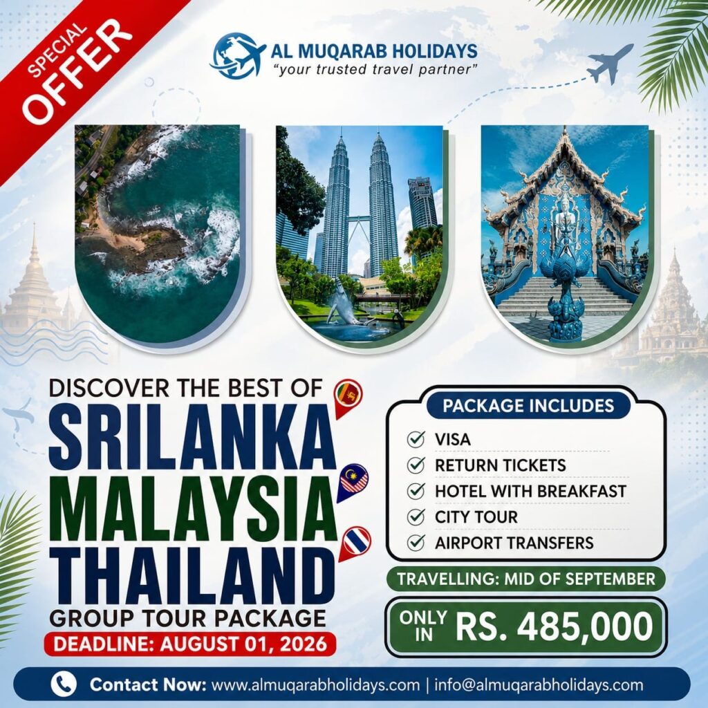 Srilanka, Malaysia & Thailand