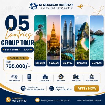 Sri Lanka, Thailand, Malaysia, Indonesia & Maldives Tour Package from Pakistan | Grand Asia Luxury Group Tour 2026
